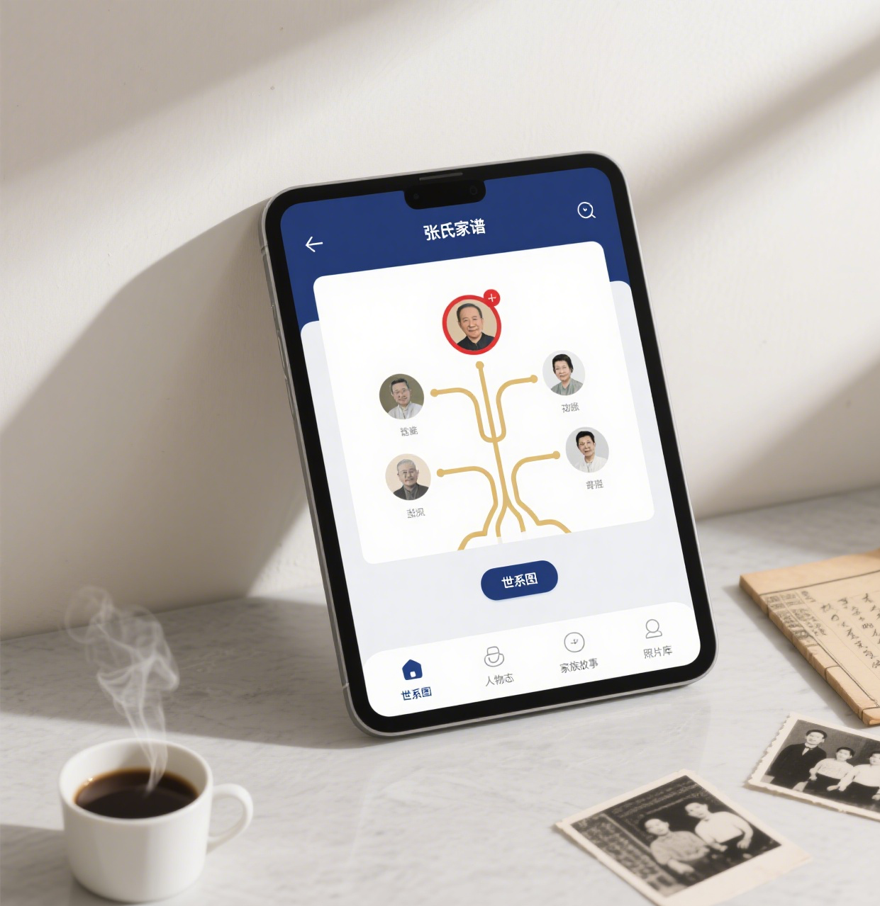 电子家谱APP - 随时随地查阅